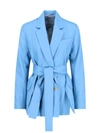 Eudon Choi Kathe Long Sleeved Dress In Blue