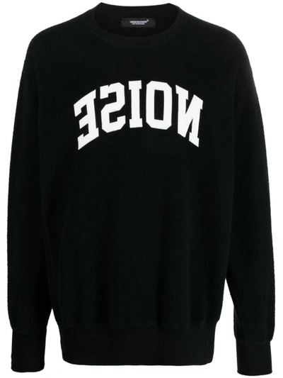 Undercover Slogan-print Cotton Sweatshirt In Black