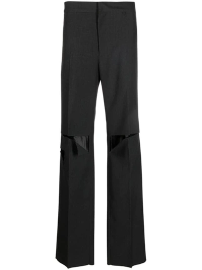 Givenchy Wool Trousers In Grey