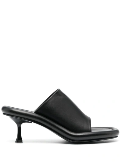 Jw Anderson Black Bumper Tube Sandals