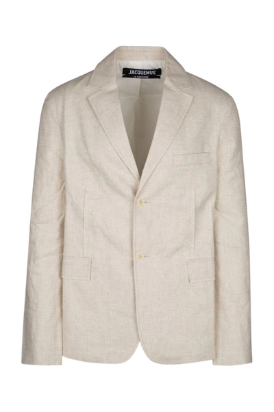 Jacquemus Jackets And Vests In Lightbeige
