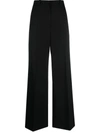 Lanvin Wide-leg Tailored Trousers In Black