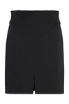 Pinko Mini-jupe En Maille Roma In Black