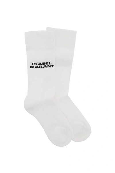 Isabel Marant White Dawi Socks