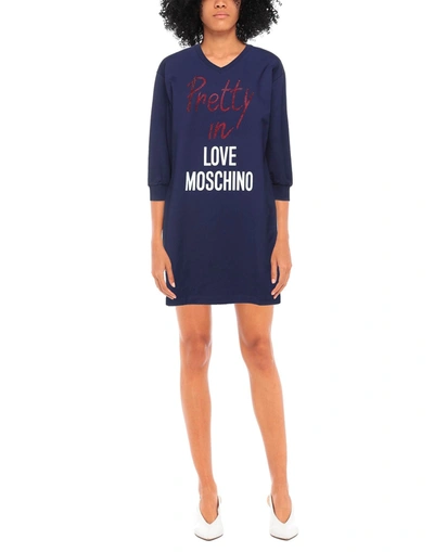 Love Moschino Blue Cotton Dress