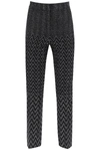 Missoni Zig Zag High-rise Cropped Pants In Mixed Colours