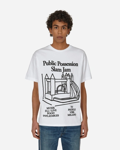 Public Possession Slam Jam My Castle T-shirt In White