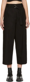 ALEXANDER WANG T Black Paperbag Waist Trousers