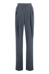 Giorgio Armani Women's Silk Trousers In Grey