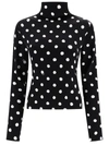 MARNI MARNI HIGH NECK POLKA DOTS TOP