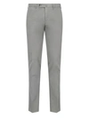 Pt Torino Straight Trousers With Pockets And Loops In Grey