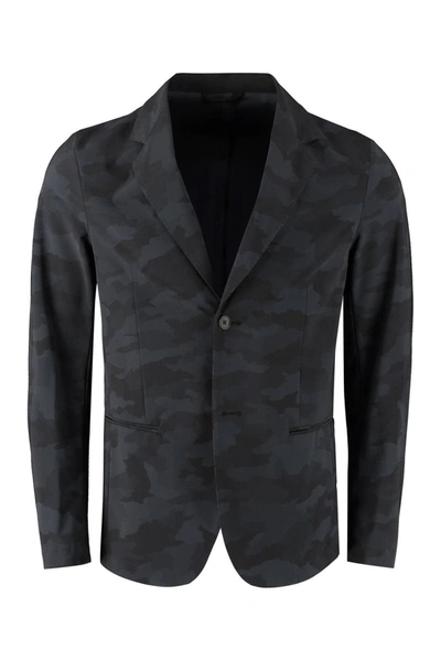 The (alphabet) The (jacket) - Single-breasted Two-button Jacket In Black