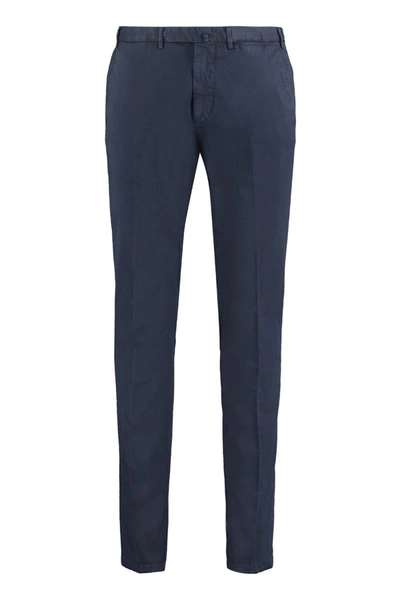 The (alphabet) The (pants) - Stretch Cotton Chino Trousers In Blue
