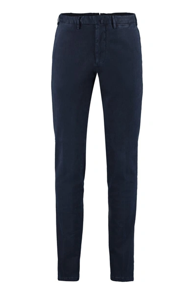 The (alphabet) The (pants) - Stretch Cotton Chino Trousers In Blue