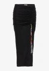 Pucci Asymmetric Midi Skirt In Black