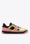 GUCCI BASKET LEATHER LOW-TOP SNEAKERS