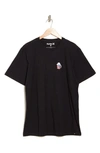 HURLEY RED, WHITE & BREW EMBROIDERED LOGO T-SHIRT