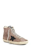 Golden Goose Francy High Top Sneaker In Grey/ Black