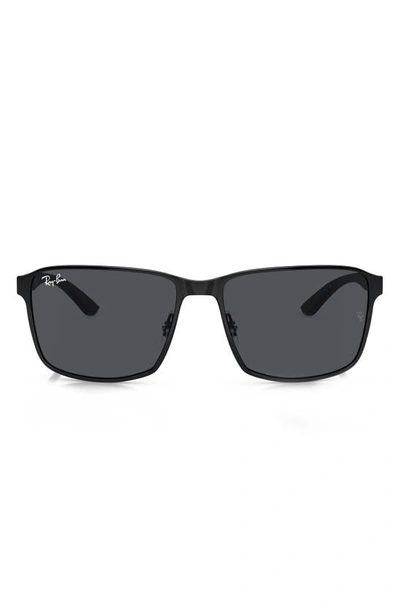 RAY BAN RAY-BAN 59MM SQUARE GRADIENT SUNGLASSES