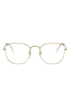 RAY BAN FRANK 54MM SQUARE OPTICAL GLASSES