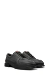 Camper Pix Textile Brogues In Black