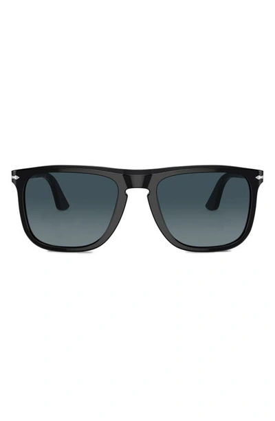 PERSOL PERSOL 57MM POLARIZED PILOT SUNGLASSES