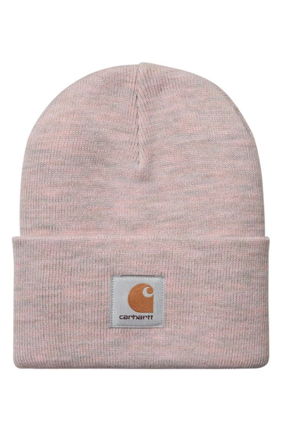 Carhartt Acrylic Watch Hat In Pink & Purple