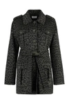P.a.r.o.s.h Parosh Wool Blazer In Animalier