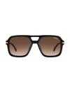 Carrera Men's 55mm Gradient Navigator Sunglasses In Black Brown