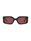 Carolina Herrera Women's 53mm Rectangular Sunglasses