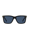 Hugo Boss 55mm Square Sunglasses In Black Blue