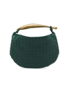 Bottega Veneta Women's Sardine Intrecciato Leather Top-handle Bag In Emerald