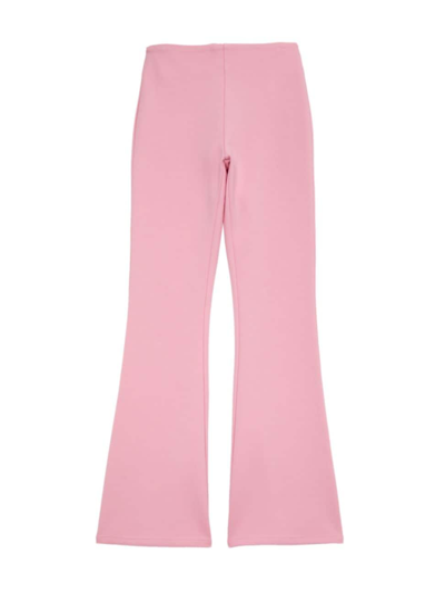 Katiej Nyc Kids' Girl's Christy Ponte Trousers In Pink