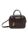 Bottega Veneta Women's Small Getaway Intrecciato Leather Top-handle Bag In Fondant