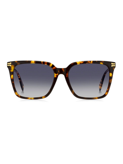 Marc Jacobs 55mm Square Sunglasses In Havana