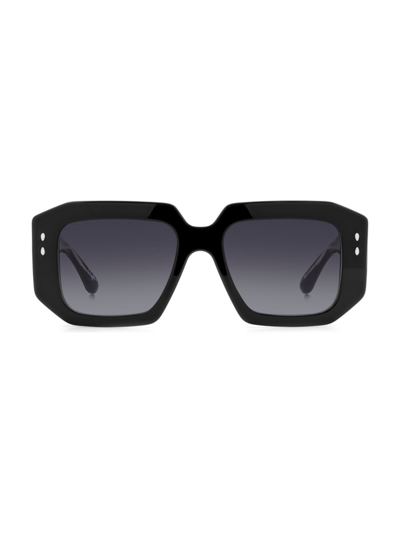 Isabel Marant Women's 53mm Geometric Sunglasses In Black