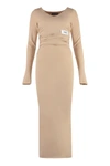 Dolce & Gabbana Schulterfreies Kleid In Skin