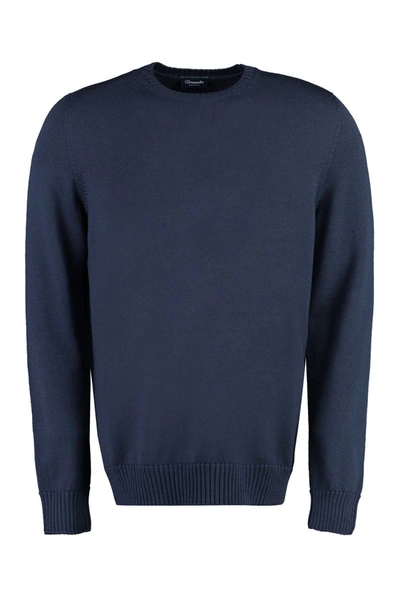 Drumohr Wool Pullover In Blue