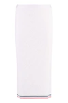 Fendi Motif-print Pencil Skirt In White