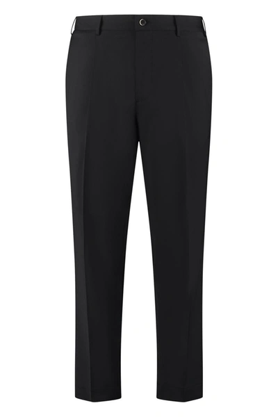 The (alphabet) The (pants) - Wool Blend Tailored Trousers In Black