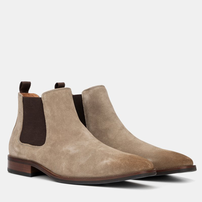 Vintage Foundry Co Men's Evans Suede Chelsea Boots In Taupe