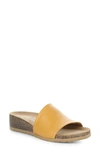 Bos. & Co. Lux Slide Sandal In Mango