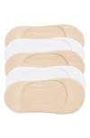 NORDSTROM PILLOW SOLE 5-PACK NO SHOW SOCKS