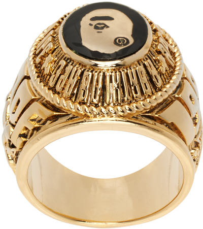Bape Gold '' College Ring