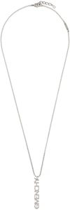 GIVENCHY SILVER CRYSTALS NECKLACE
