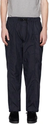 SOUTH2 WEST8 NAVY BELTED TRACK PANTS