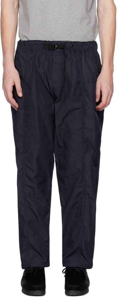 South2 West8 Navy Belted Track Trousers In B-navy