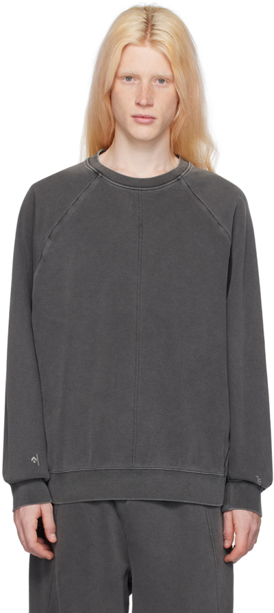 A-cold-wall* Grey Converse Edition Sweatshirt In Onyx