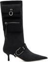 BLUMARINE BLUE JEANNE BOOTS