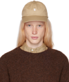NORSE PROJECTS BEIGE TWILL SPORTS CAP